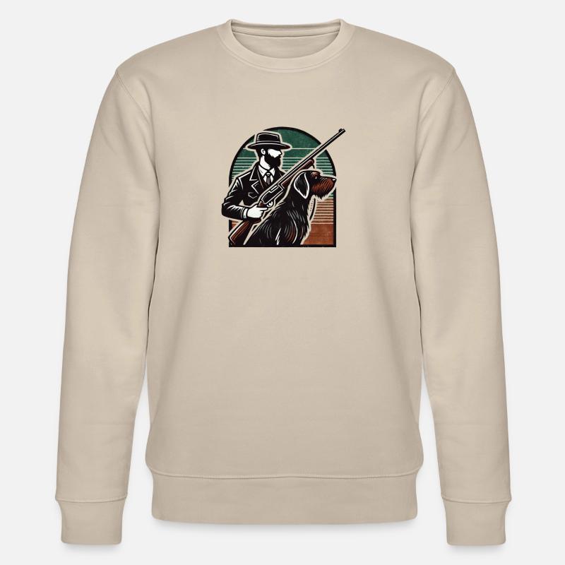 Hipster with DD - Stanley/Stella Unisex Bio-Sweatshirt CHANGER  - Beige