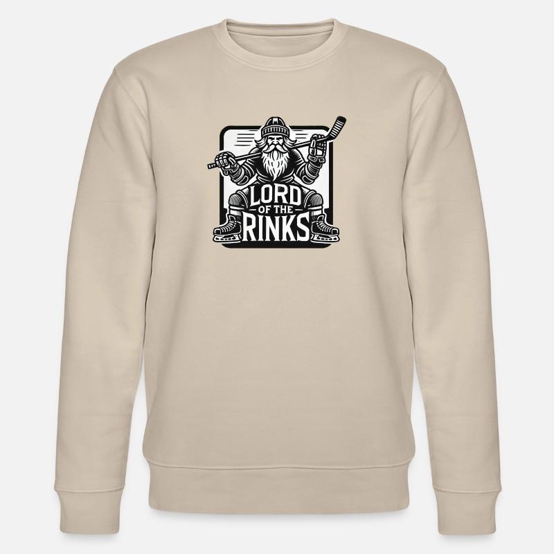 Herr der Eisbahnen - Stanley/Stella Unisex Bio-Sweatshirt CHANGER  - Beige