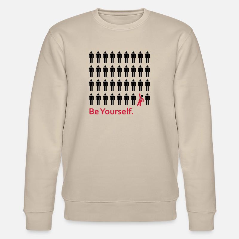 Be Yourself - Stanley/Stella Unisex Bio-Sweatshirt CHANGER  - Beige