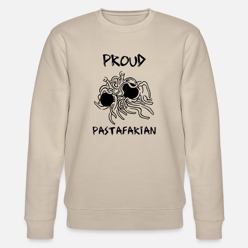 Stolzes Pastafarian - Stanley/Stella Unisex Bio-Sweatshirt CHANGER  - Beige