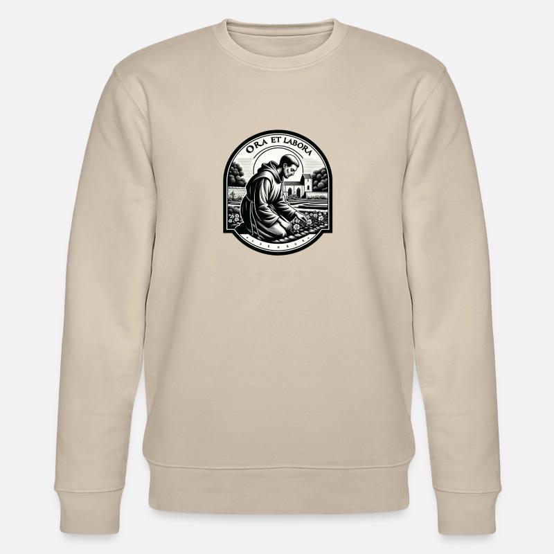 Ora Et Labora - Stanley/Stella Unisex Bio-Sweatshirt CHANGER  - Beige