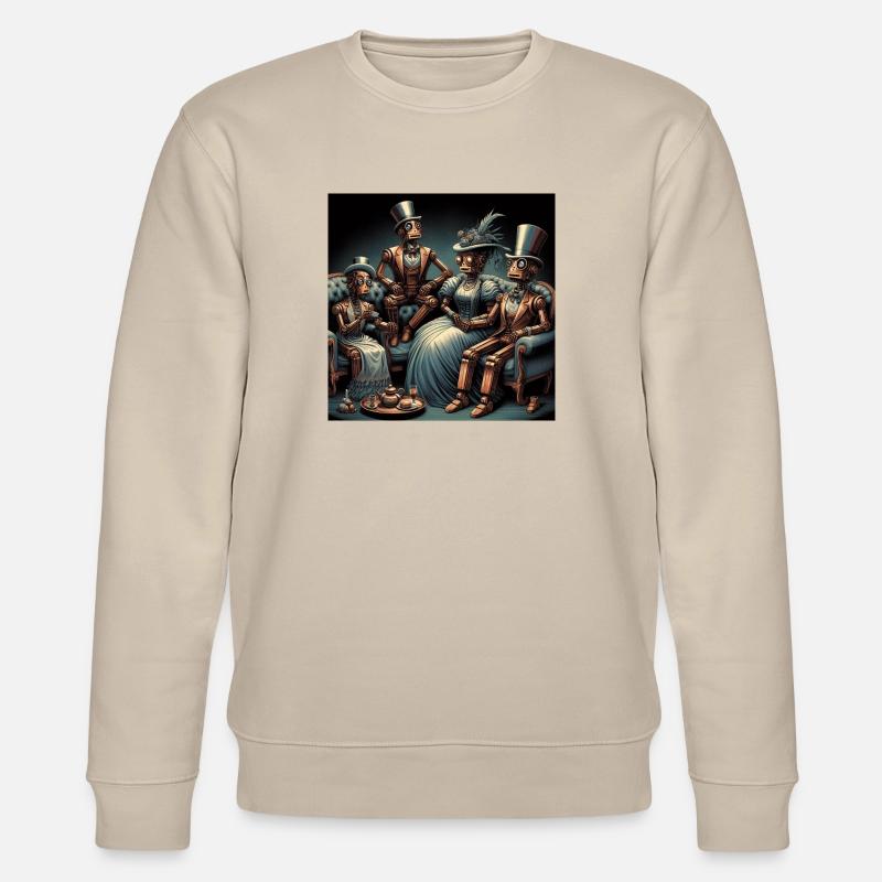 robotik - Stanley/Stella Unisex Bio-Sweatshirt CHANGER  - Beige