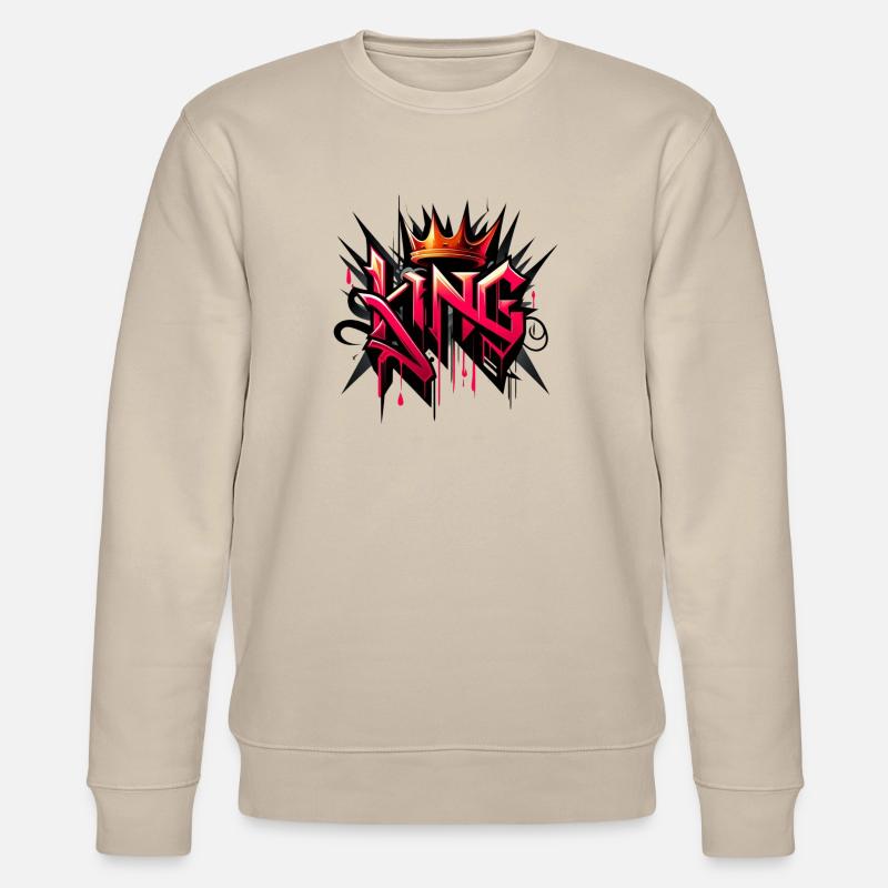 King 1 - Stanley/Stella Unisex Bio-Sweatshirt CHANGER  - Beige