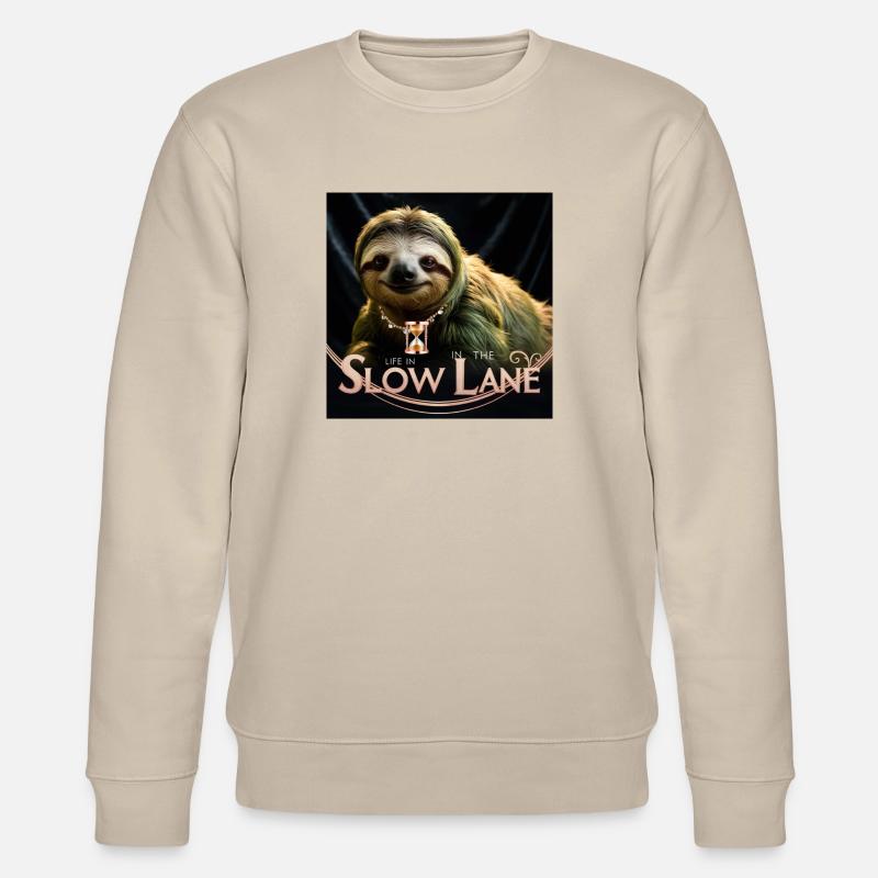 LANGSAME SPUR - Stanley/Stella Unisex Bio-Sweatshirt CHANGER  - Beige