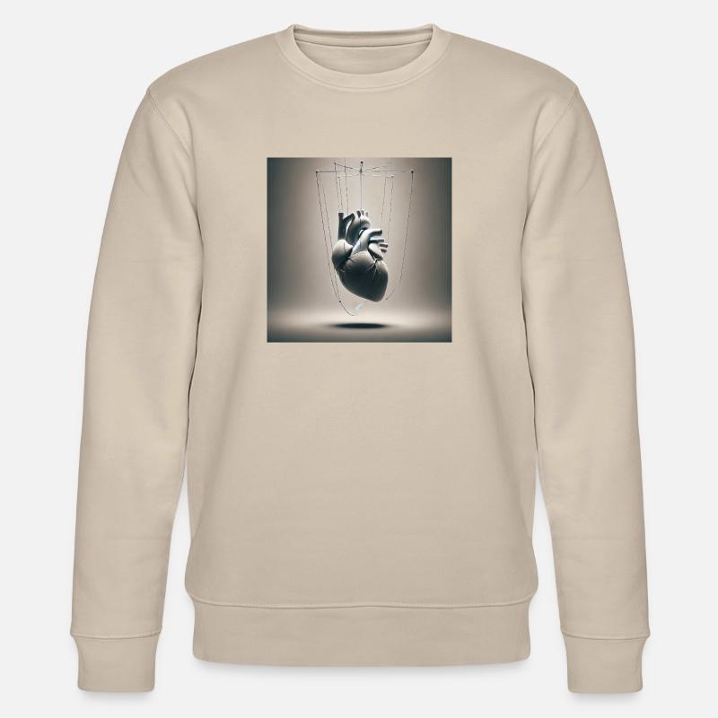 Die Fäden der Gefühle - Stanley/Stella Unisex Bio-Sweatshirt CHANGER  - Beige