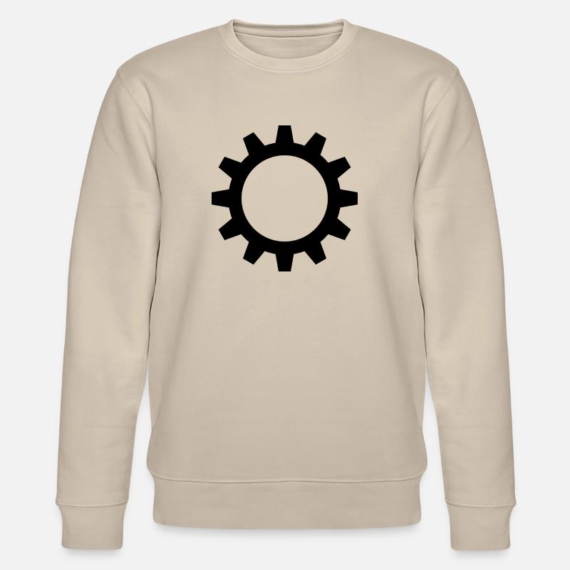 Zahnrad - Stanley/Stella Unisex Bio-Sweatshirt CHANGER  - Beige