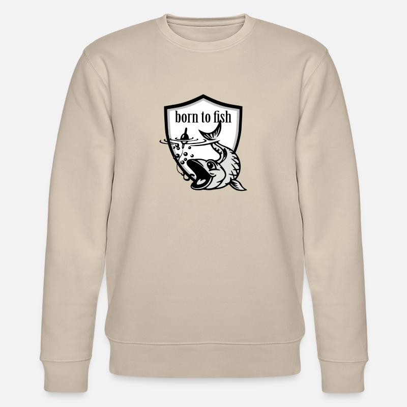 angler - Stanley/Stella Unisex Bio-Sweatshirt CHANGER  - Beige