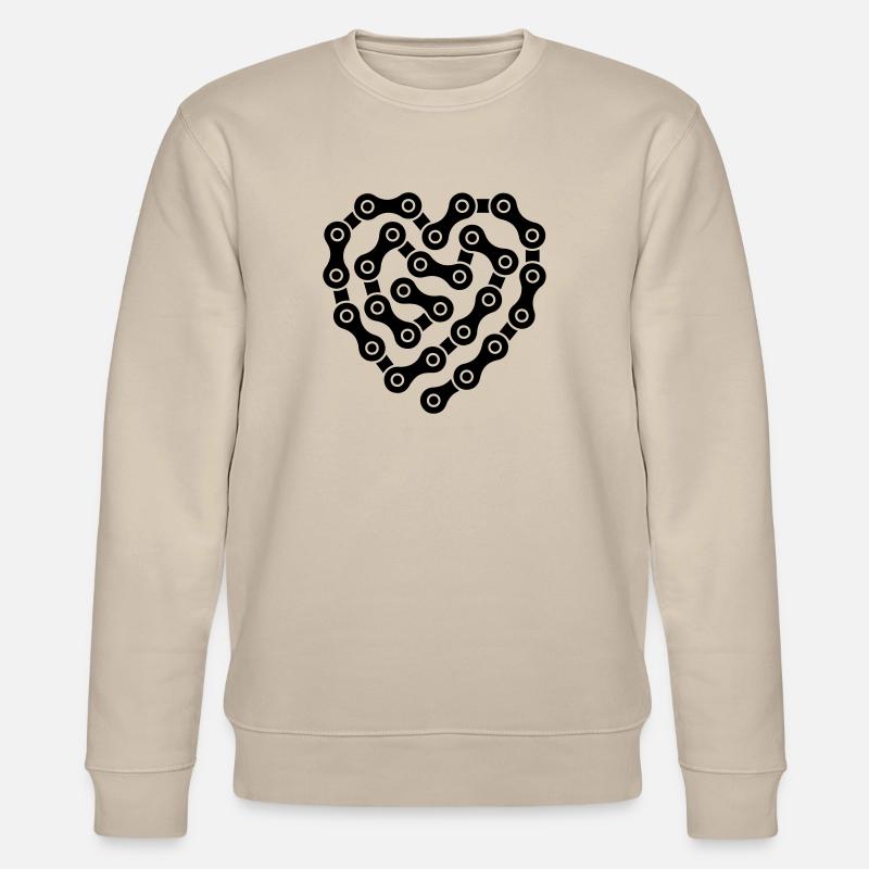 Cœur de chaînes - Sweat bio CHANGER Stanley/Stella Unisexe - beige