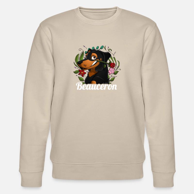 Le bonheur Beauceron - Sweat bio CHANGER Stanley/Stella Unisexe - beige
