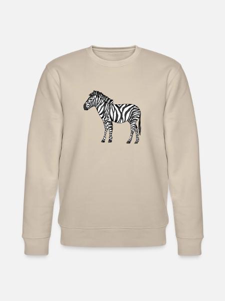 zebra - Stanley/Stella CHANGER Unisex Organic Sweatshirt - beige