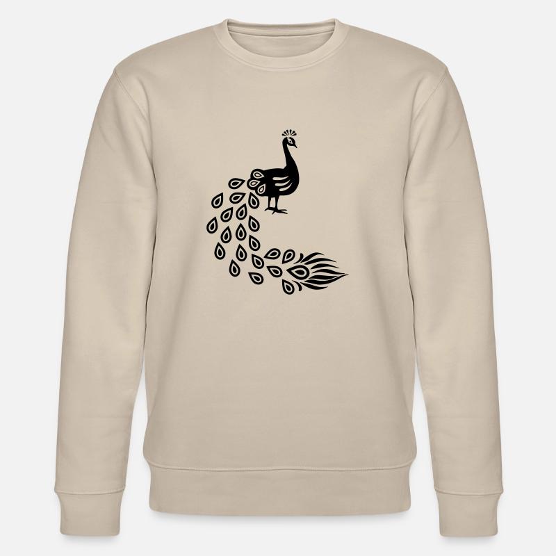 Pfau - Stanley/Stella Unisex Bio-Sweatshirt CHANGER  - Beige