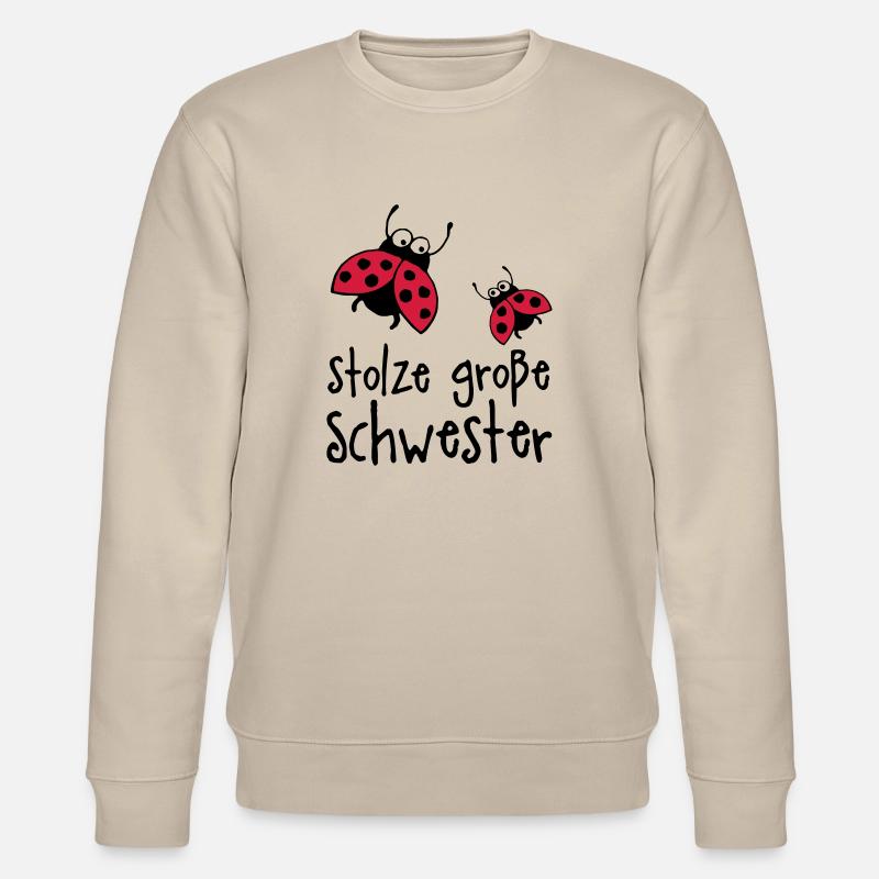 stolze_grosse_schwester_a_2c - Stanley/Stella Unisex Bio-Sweatshirt CHANGER  - Beige