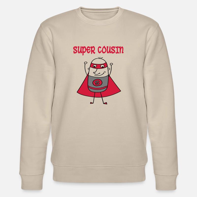 Super cousin - Stanley/Stella Unisex Bio-Sweatshirt CHANGER - Beige