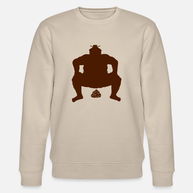 Häufchen Sumo Ringer - Stanley/Stella Unisex Bio-Sweatshirt CHANGER  - Beige