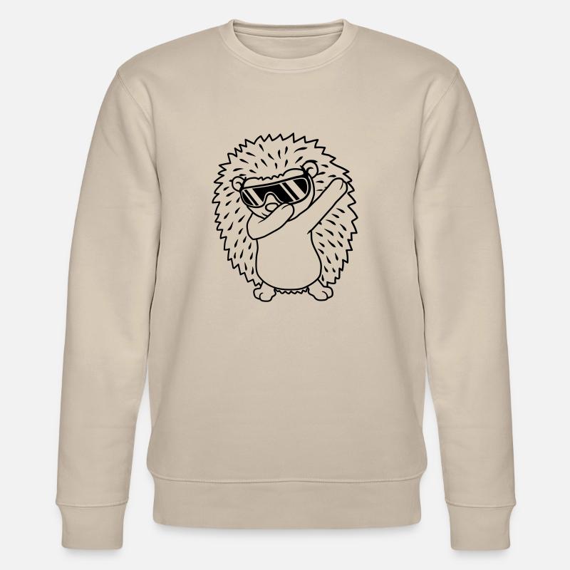 dabbing Igel dab dance - Stanley/Stella Unisex Bio-Sweatshirt CHANGER  - Beige