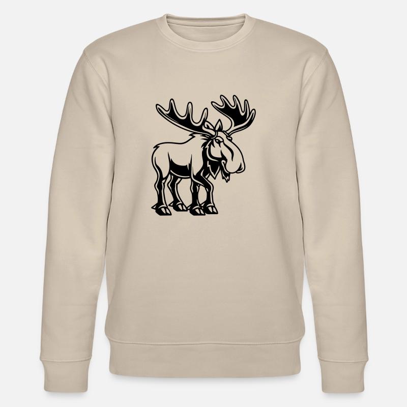 elch - Stanley/Stella Unisex Bio-Sweatshirt CHANGER  - Beige