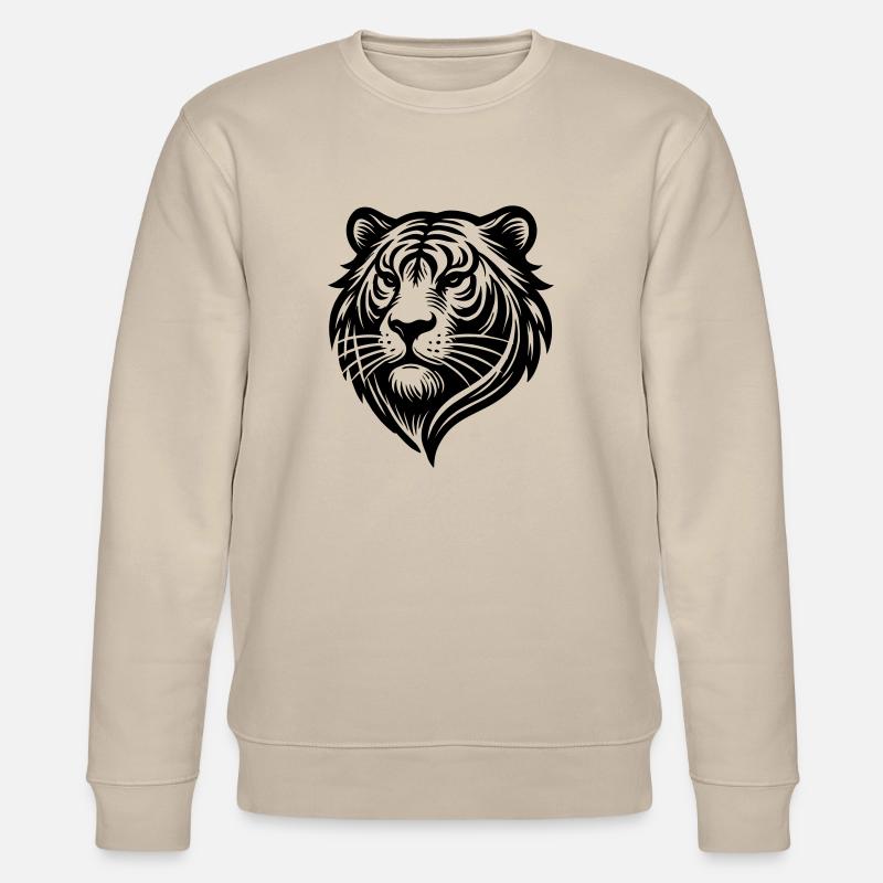 Tigerkopf-Logo - Stanley/Stella Unisex Bio-Sweatshirt CHANGER  - Beige