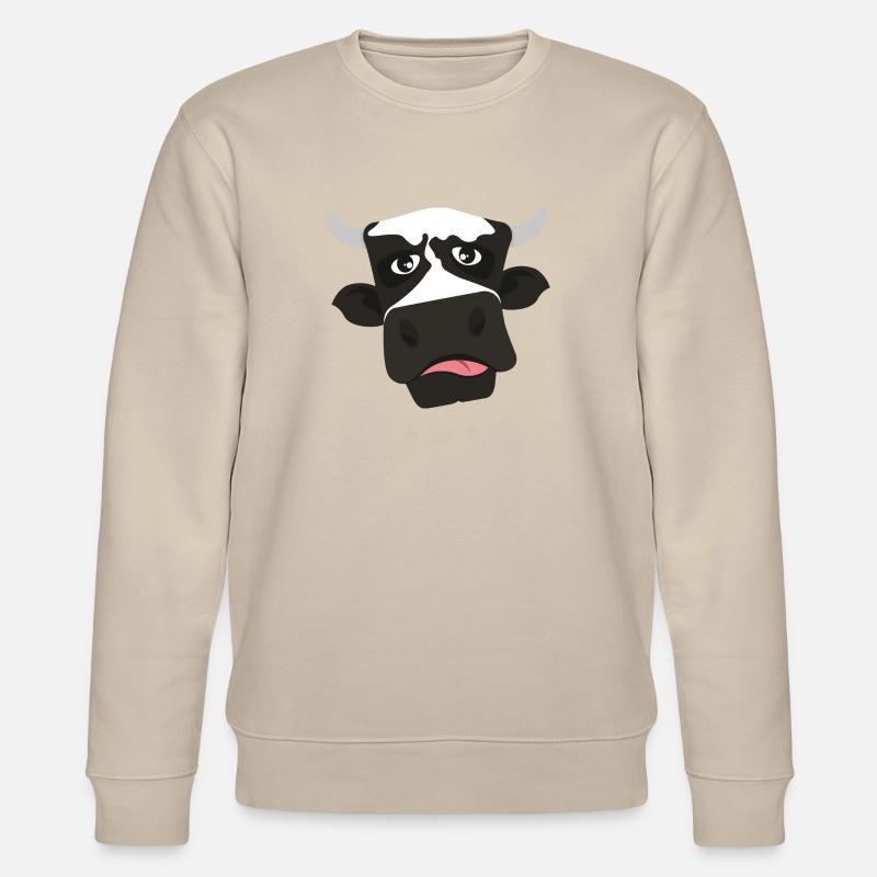 Kuh - Stanley/Stella Unisex Bio-Sweatshirt CHANGER  - Beige