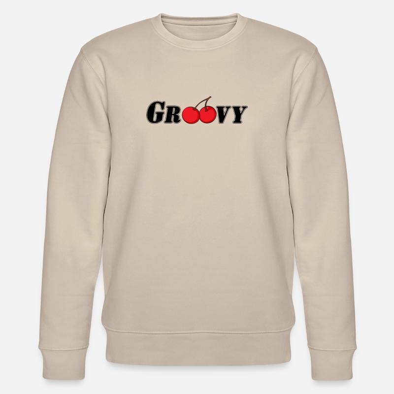 Rote kirsche - Stanley/Stella Unisex Bio-Sweatshirt CHANGER  - Beige