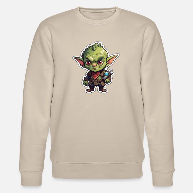 Dungeons Troll - Stanley/Stella Unisex Bio-Sweatshirt CHANGER - Beige