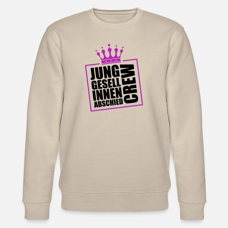 Junggesellinnen Abschied Crew Jga - Stanley/Stella Unisex Bio-Sweatshirt CHANGER  - Beige