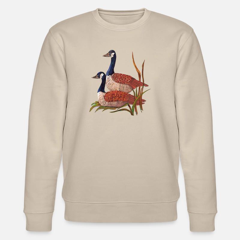 Vögel - Stanley/Stella Unisex Bio-Sweatshirt CHANGER  - Beige