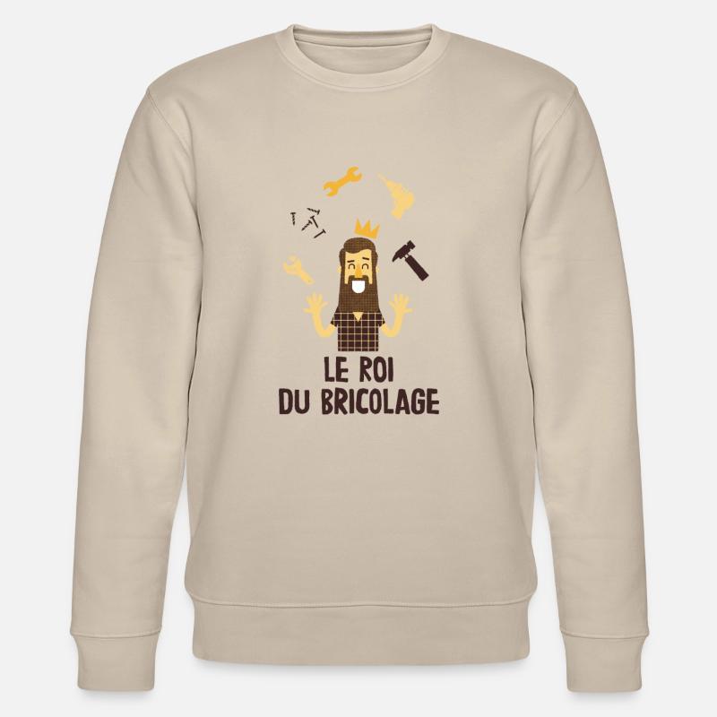 Le roi du bricolage - Sweat bio CHANGER Stanley/Stella Unisexe - beige
