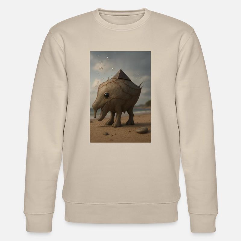 Ugly elephant - Stanley/Stella Unisex Bio-Sweatshirt CHANGER  - Beige