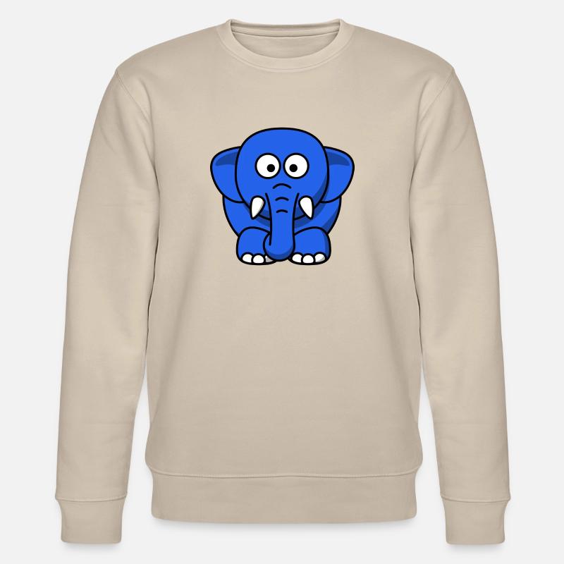 blauer Elefant - Sweat bio CHANGER Stanley/Stella Unisexe - beige
