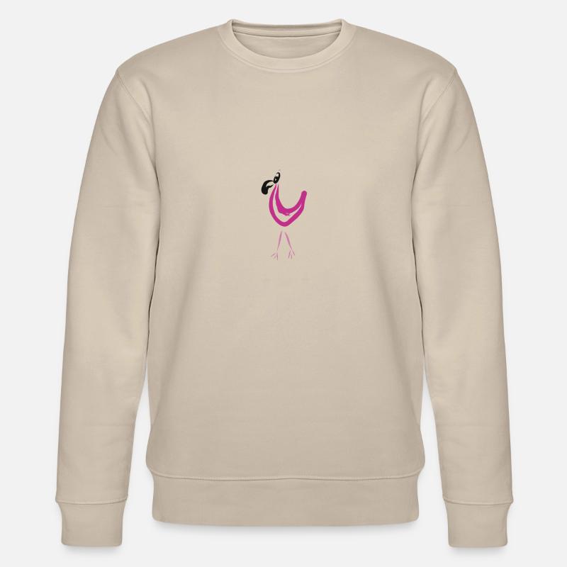 Flamingo - Stanley/Stella Unisex Bio-Sweatshirt CHANGER  - Beige