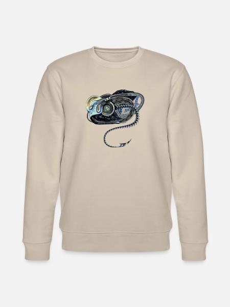 Alien biomechanics - Stanley/Stella CHANGER Unisex Organic Sweatshirt - beige