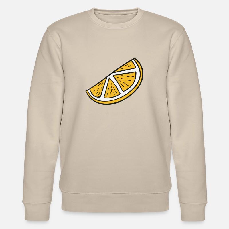 Orangenscheibe - Stanley/Stella Unisex Bio-Sweatshirt CHANGER  - Beige