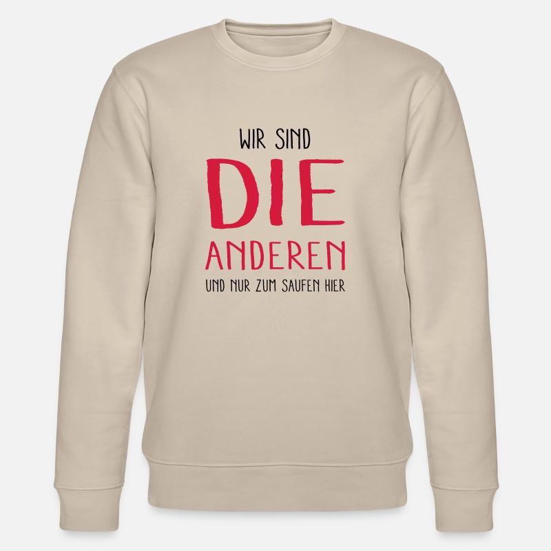 die anderen - Stanley/Stella Unisex Bio-Sweatshirt CHANGER  - Beige