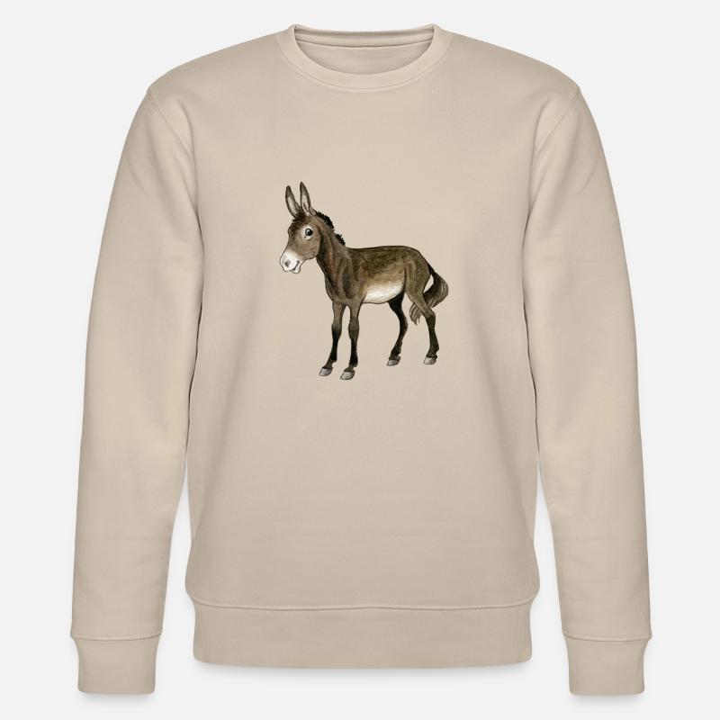 Esel - Stanley/Stella Unisex Bio-Sweatshirt CHANGER  - Beige
