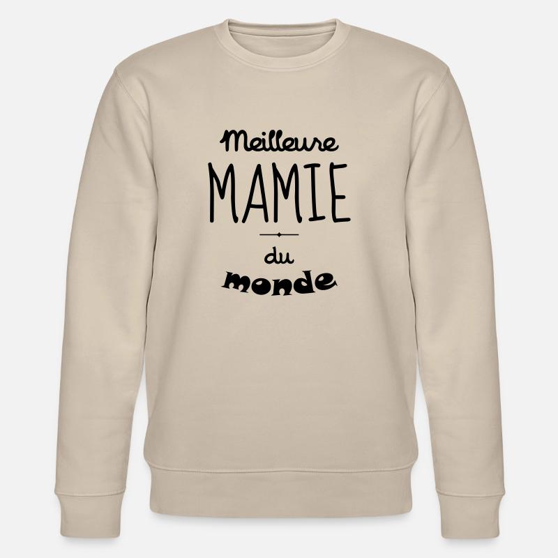 Großmütter / Oma / Mami / Großmutter / Mamy - Stanley/Stella Unisex Bio-Sweatshirt CHANGER  - Beige