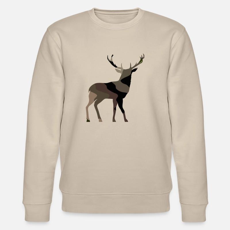 Hirsch - Stanley/Stella Unisex Bio-Sweatshirt CHANGER  - Beige