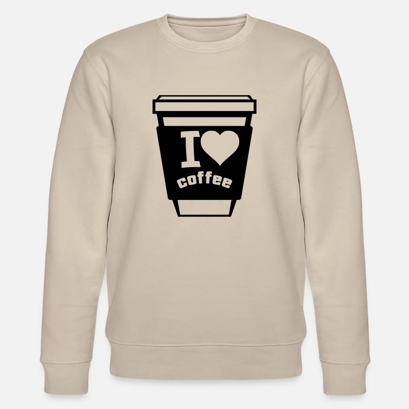 J’adore le café 1 - Sweat bio CHANGER Stanley/Stella Unisexe - beige