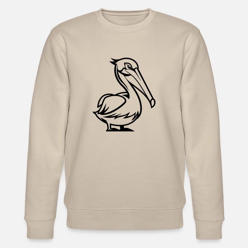Pelikan Comic - Stanley/Stella CHANGER Unisex Organic Sweatshirt - beige