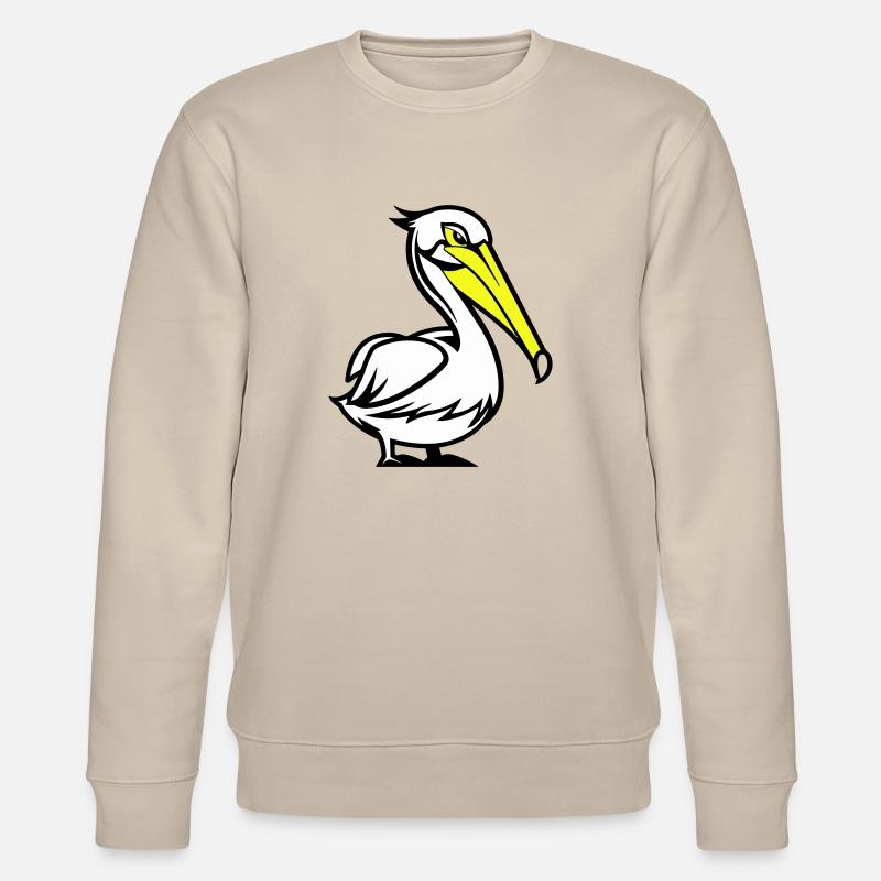 Pelikan Comic - Stanley/Stella CHANGER Unisex Organic Sweatshirt - beige