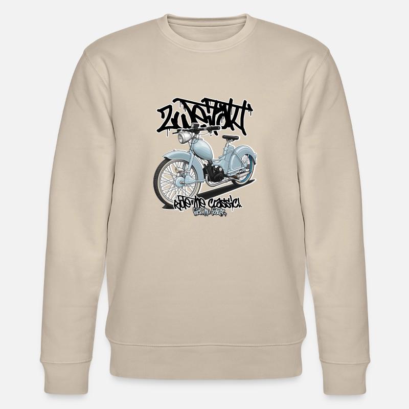 SR2 (light blue) // Illustration - Stanley/Stella CHANGER Unisex Organic Sweatshirt - beige