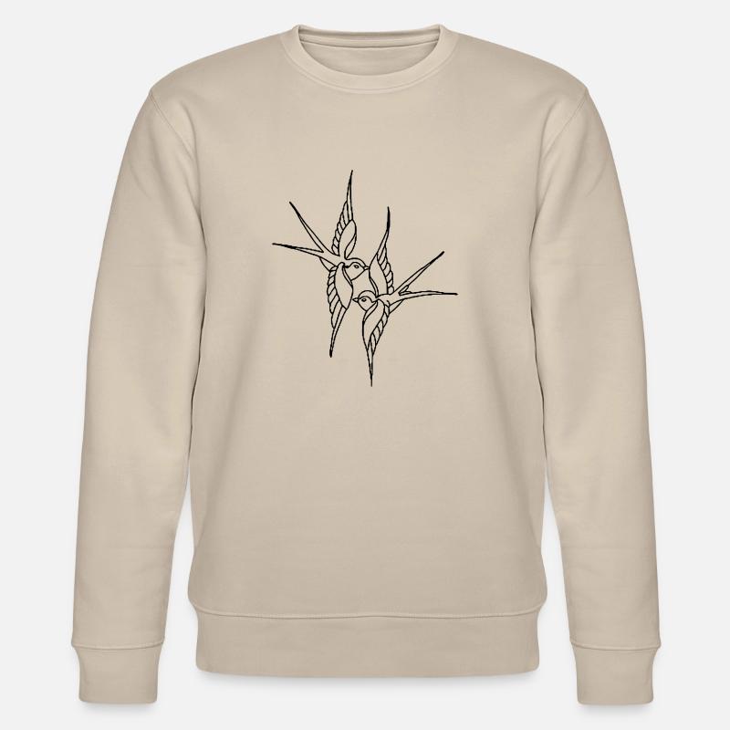 Vögel - Stanley/Stella Unisex Bio-Sweatshirt CHANGER  - Beige