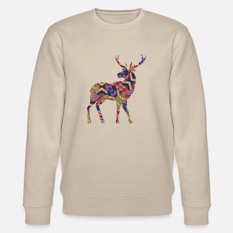 Hirsch - Stanley/Stella Unisex Bio-Sweatshirt CHANGER  - Beige