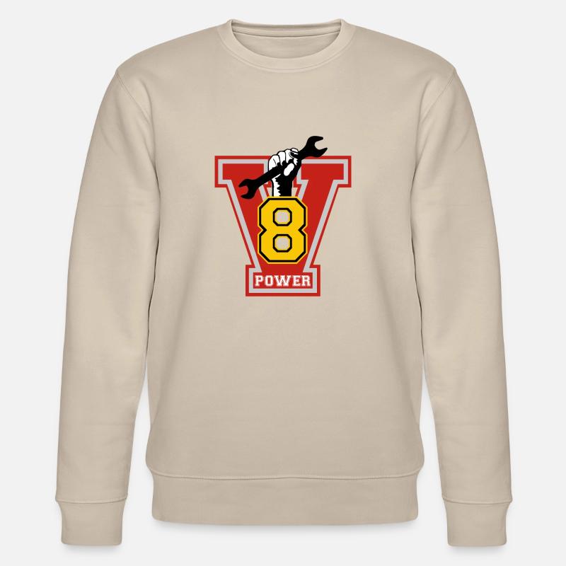 v8 power - Stanley/Stella Unisex Bio-Sweatshirt CHANGER  - Beige