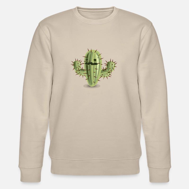 Kaktus - Stanley/Stella Unisex Bio-Sweatshirt CHANGER - Beige