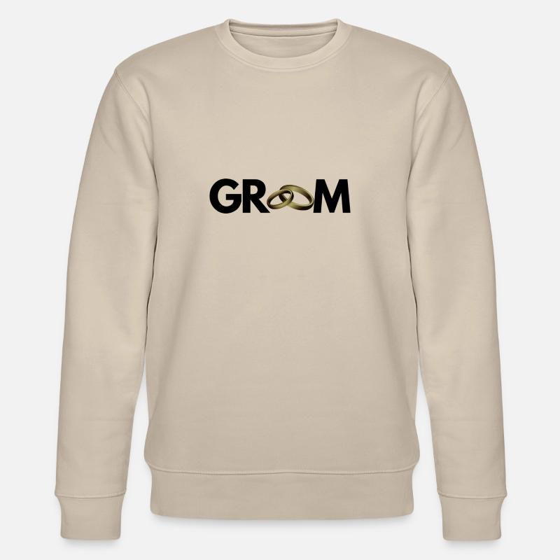 BRÄUTIGAM - Stanley/Stella Unisex Bio-Sweatshirt CHANGER  - Beige