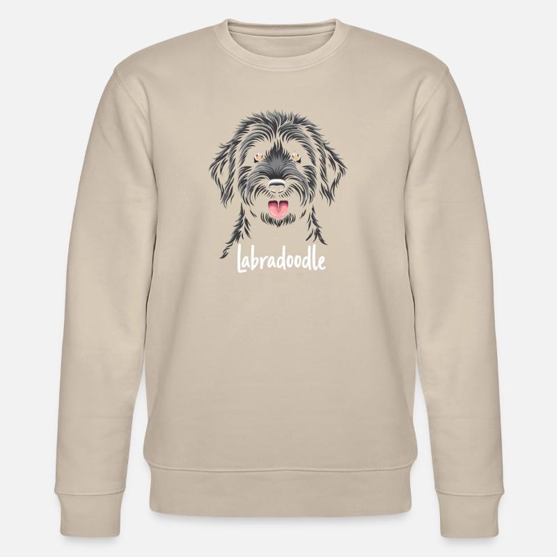 Labradoodle-Freundschaft - Stanley/Stella Unisex Bio-Sweatshirt CHANGER  - Beige
