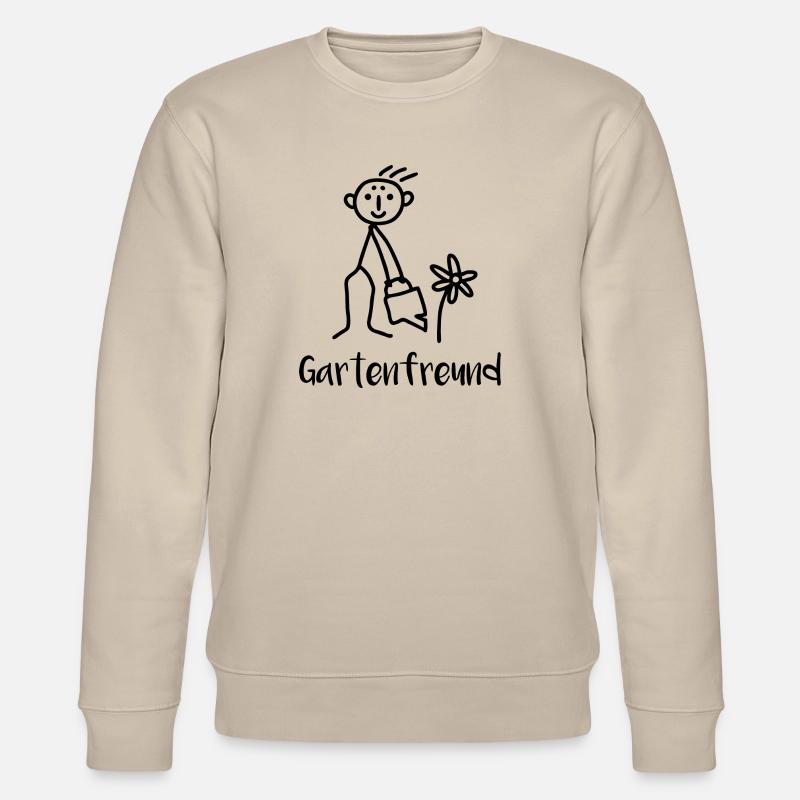 Gärtner Landschaftgärtner Gartenfreund - Stanley/Stella Unisex Bio-Sweatshirt CHANGER  - Beige