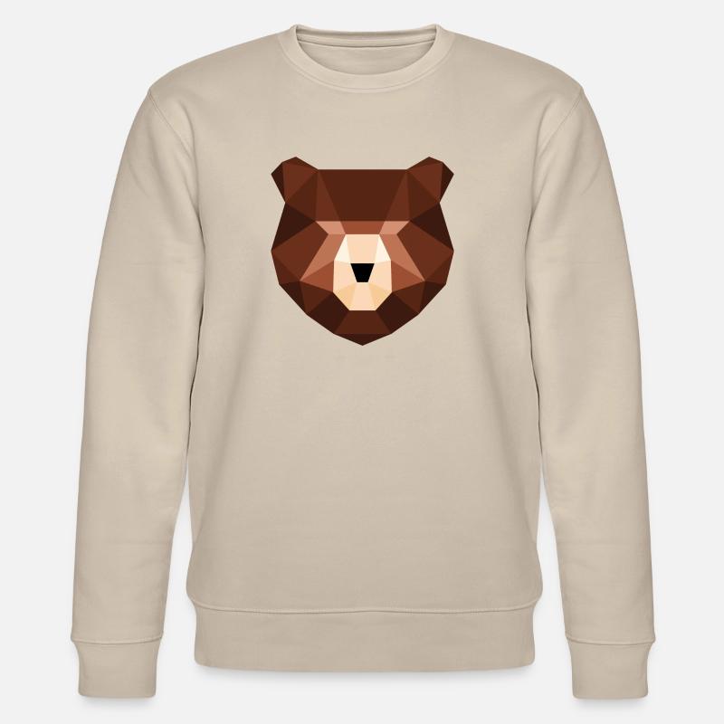 Der Bär - Stanley/Stella Unisex Bio-Sweatshirt CHANGER  - Beige