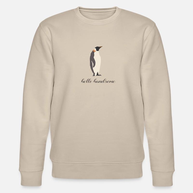 hello handsome - Sweat bio CHANGER Stanley/Stella Unisexe - beige