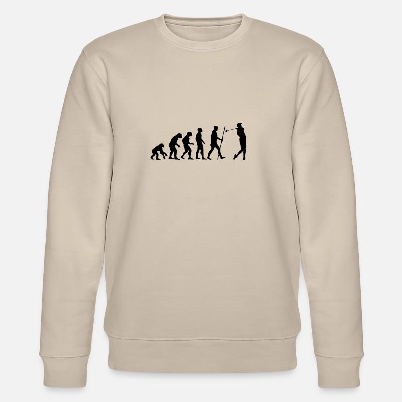Evolution Golf comme un cadeau - Sweat bio CHANGER Stanley/Stella Unisexe - beige